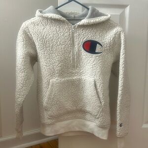 Half Zip Up Champion Hoodie